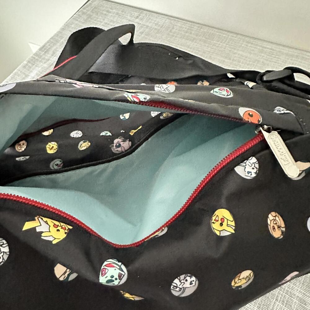 Lesportsac Pokemon Double Trouble Backpack Travel Bag NWT - Picture 7 of 7